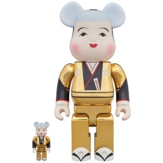 福助 BE@RBRICK 金メッキ 100％ ＆ 400％