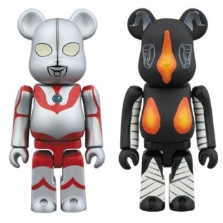 ウルトラマン＆ゼットン BE@RBRICK 2 PACK