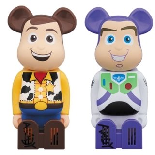 Cleverin BE@RBRICK WOODY／BUZZ LIGHTYEAR