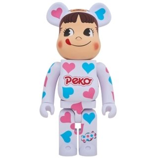BE@RBRICK 着ぐるみ ペコちゃん ハート 1000％