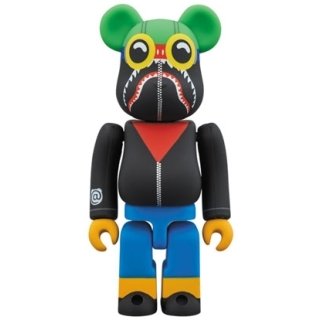 A BATHING APE(R) × HEBRU BRANTLEY × SOCIAL STATUS BE@RBRICK 100％