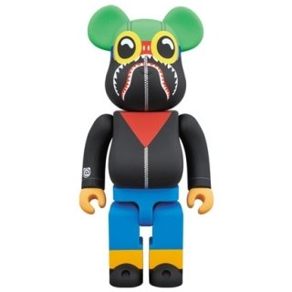 A BATHING APE(R) × HEBRU BRANTLEY × SOCIAL STATUS BE@RBRICK 400％