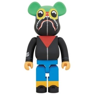 A BATHING APE(R) × HEBRU BRANTLEY × SOCIAL STATUS BE@RBRICK 1000％