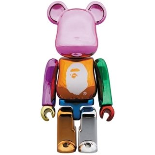 A BATHING APE(R) 25th ANNIV. MULTI COLOR BE@RBRICK 100％