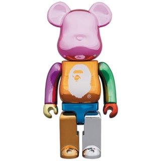 A BATHING APE(R) 25th ANNIV. MULTI COLOR BE@RBRICK 400％