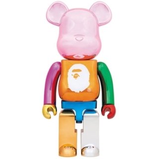A BATHING APE(R) 25th ANNIV. MULTI COLOR BE@RBRICK 1000％