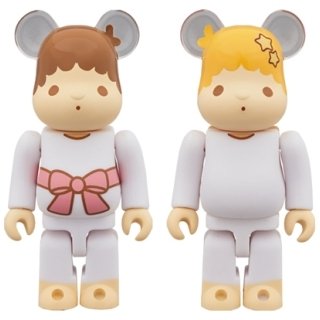 BE@RBRICK Little Twin Stars キキ & ララ セット 100％（レトロカラーVer.） 2 PACK