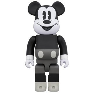 BE@RBRICK MICKEY MOUSE (B&W Ver.) 400％
