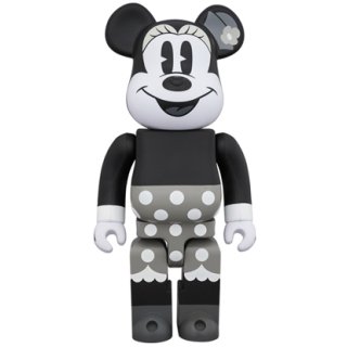 BE@RBRICK MINNIE MOUSE (B&W Ver.) 400％