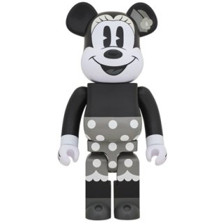 BE@RBRICK MINNIE MOUSE (B&W Ver.) 1000％