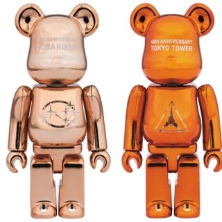 60th ANNIVERSARY BE@RBRICK 2PK SUBARU360 × TOKYO TOWER