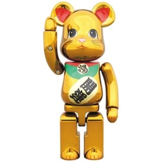 超合金 BE@RBRICK 招き猫 金メッキ 参