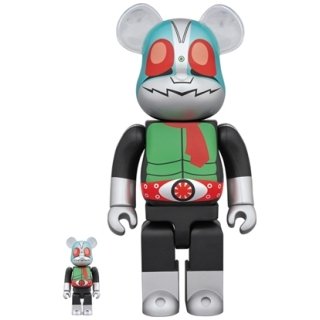 BE@RBRICK 仮面ライダー新1号 100％ ＆ 400％セット