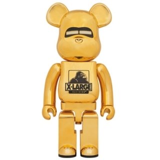 BE@RBRICK X-LARGE(R) × HAJIME SORAYAMA 1000％ GOLD