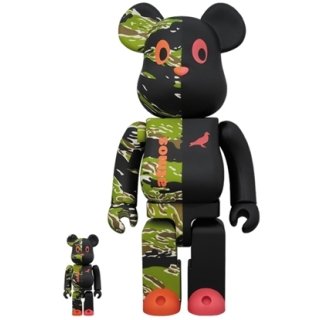 BE@RBRICK × atmos × STAPLE #2 100％ & 400％