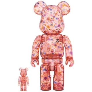 BE@RBRICK ANREALAGE（CLEAR RED Ver.） 100％ & 400％