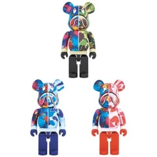 BE@RBRICK BAPE(R) × M / mika ninagawa SHARK 1000％