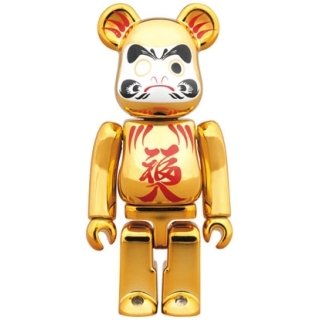 BE@RBRICK 達磨 金メッキ 福入 100％
