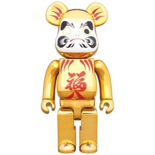 BE@RBRICK 達磨 金メッキ 福入 400％