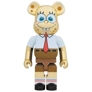 BE@RBRICK SpongeBob GOLD CHROME 1000％