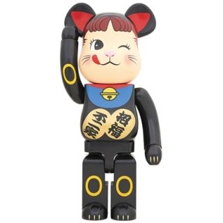 BE@RBRICK 招き猫 ペコちゃん 黒 1000％