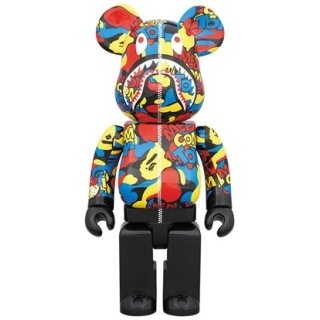 MEDICOM TOY CAMO SHARK BE@RBRICK 400％