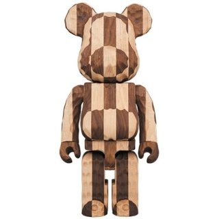 BE@RBRICK カリモク fragmentdesign 400％ carved wooden - LONGITUDINAL CHESS