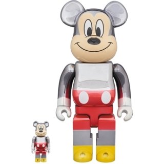 BE@RBRICK fragmentdesign MICKEY MOUSE COLOR Ver.100％ & 400％