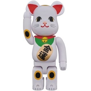BE@RBRICK 招き猫 白 金運 400％