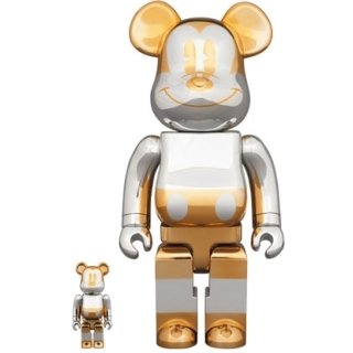 BE@RBRICK FUTURE MICKEY 100％ & 400％
