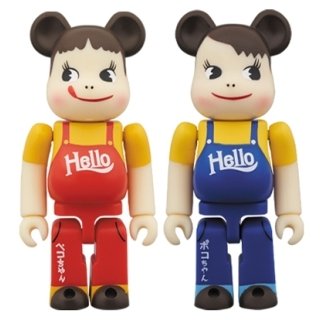 BE@RBRICK ペコちゃん & ポコちゃん ビンテージ HELLO版 2体セット