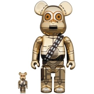 BE@RBRICK C-3PO (TM) 100％ & 400％ (The Rise of Skywalker Ver.)