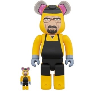 BE@RBRICK Breaking Bad Walter White （Chemical Protective Clothing Ver.） 100％ & 400％