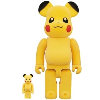 BE@RBRICK ピカチュウ フロッキーVer. 100％ & 400％