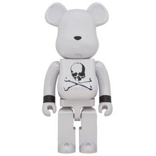 BE@RBRICK mastermind JAPAN WHITE CHROME Ver. 1000％
