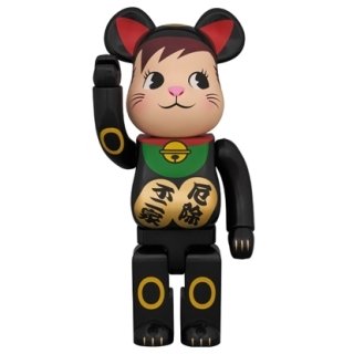 BE@RBRICK 招き猫 ポコちゃん 黒 400％