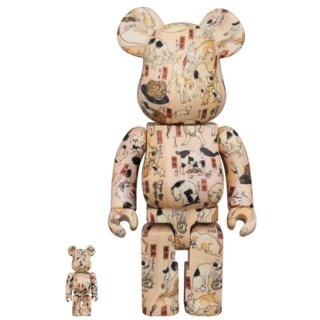 BE@RBRICK 歌川国芳 「猫飼好五十三疋」100％ & 400％