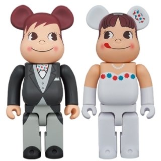 BE@RBRICK ウェディング ペコちゃん & ポコちゃん 400％ 2体セット