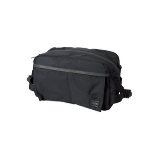 PORTER × BE@RBRICK BLACK/REFLECTIVE WAIST BAG