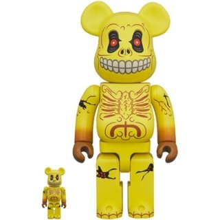 BE@RBRICK SKULL FACE 100％ & 400％