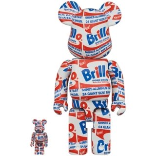BE@RBRICK ANDY WARHOL "Brillo" 100％ & 400％