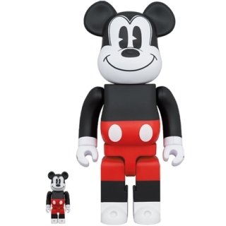 BE@RBRICK MICKEY MOUSE (R&W 2020 Ver.) 100％ & 400％