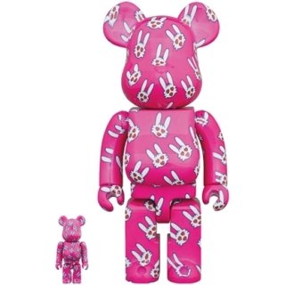 BE@RBRICK ヒトハタウサギ 100％ ＆ 400％（忌野清志郎 50th Celebration）
