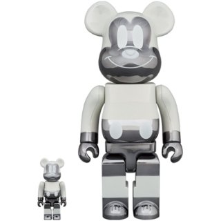 BE@RBRICK fragmentdesign MICKEY MOUSE REVERSE Ver.100％ & 400％