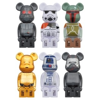 cleverin BE@RBRICK STAR WARS DARTH VADER／SANDTROOPER／BOBA FETT／ C-3PO／R2-D2／KYLO REN