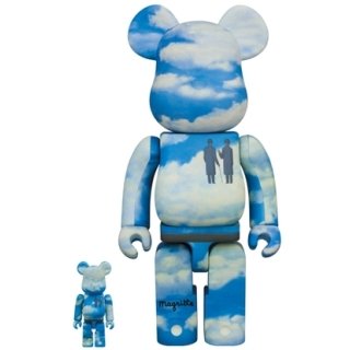 BE@RBRICK Rene Magritte "La Reconaissance Infinie (Infinite Recognition) 1963／ The Castle of the Pyr