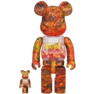 MY FIRST BE@RBRICK B@BY AUTUMN LEAVES Ver.100％ ＆ 400％