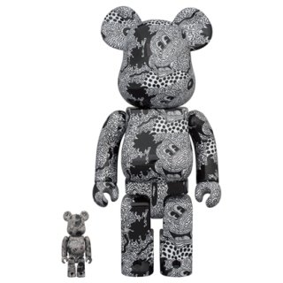 BE@RBRICK Keith Haring Mickey Mouse 100％ & 400％
