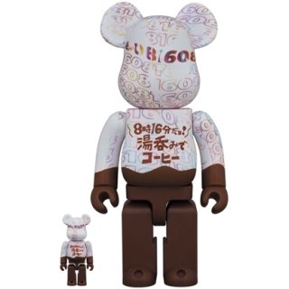 BE@RBRICK 8時16分だヨ！ 湯呑みでコーヒー 100％ & 400％