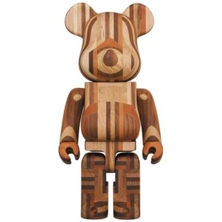 BE@RBRICK カリモク 寄木 400％